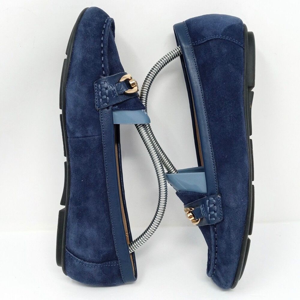 Vionic Kenya Suede Loafers Women's Size 7.5 Horsebit Orthotic Driving Shoes - Picture 7 of 10